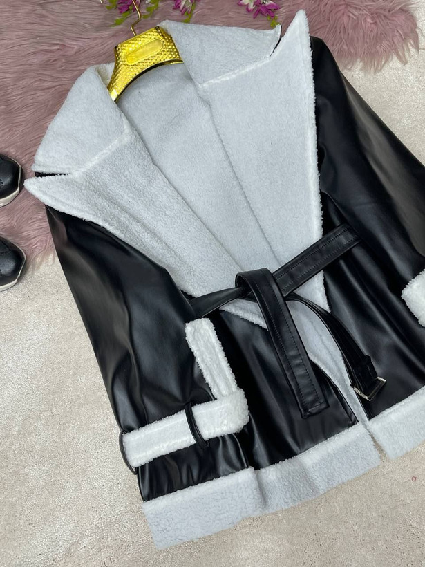 پالتو چرم زنانه گرم زمستانی