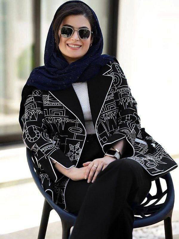 کت شلوار زنانه مزونی مدل فاخر جنس کرپ مازراتی درجه یک