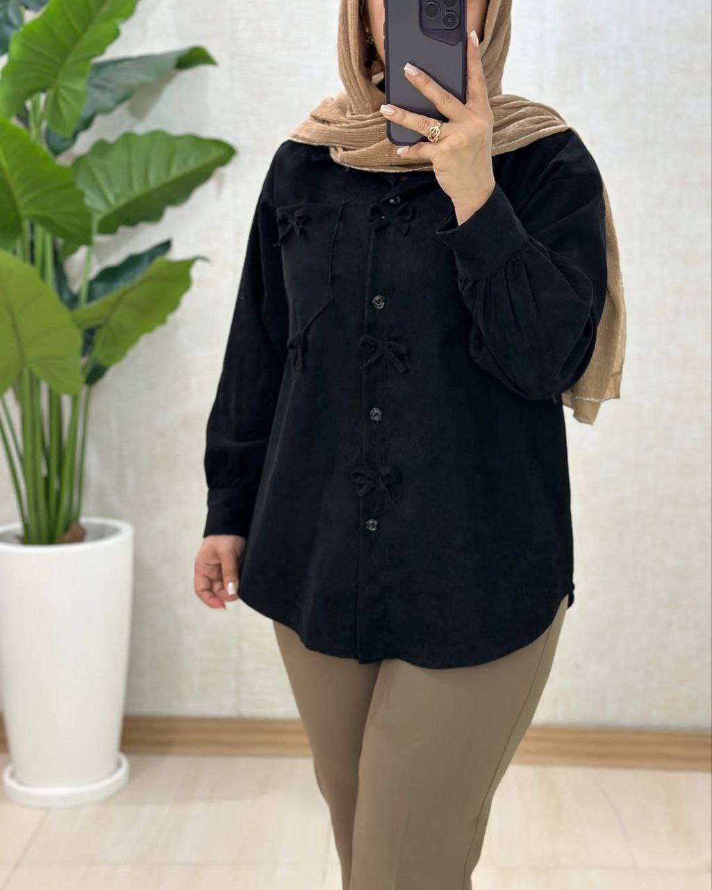 شومیز مانتویی زنانه