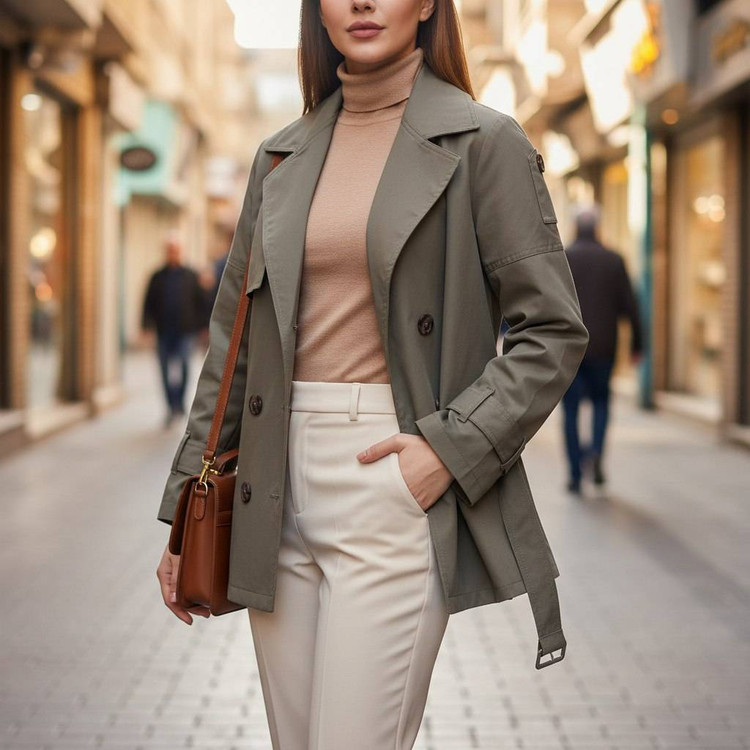 ترنچ کت شیک زنانه