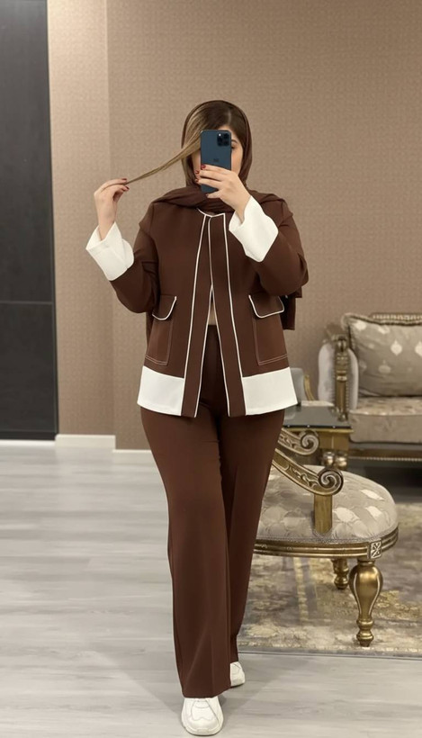 کت شلوار زنانه مشکی