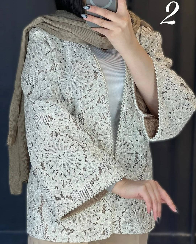 کت شلوار دانتل زنانه