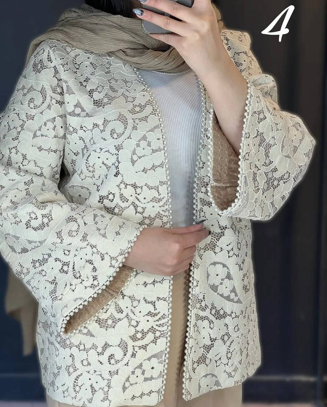 کت شلوار گیپور زنانه شیک