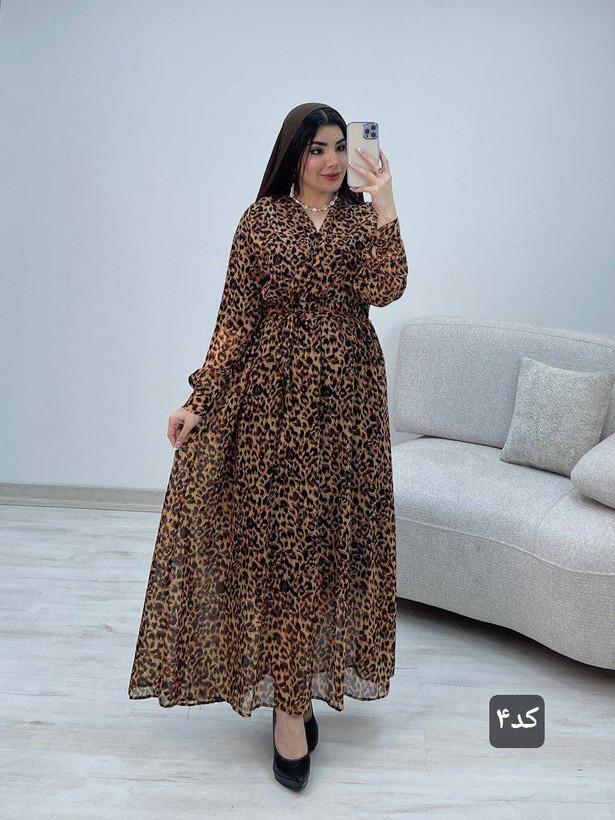 پیراهن ساحلی حریر