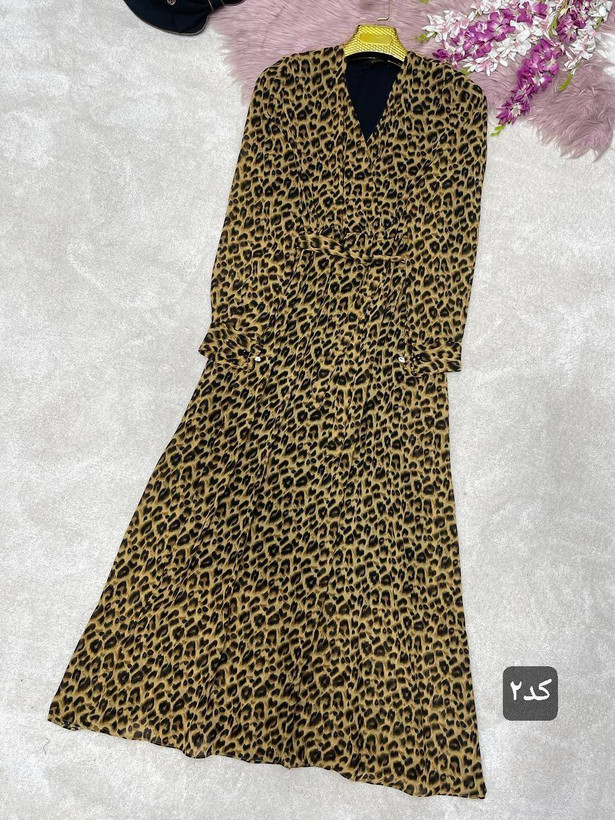 پیراهن ساحلی زنانه مدل پلنگی