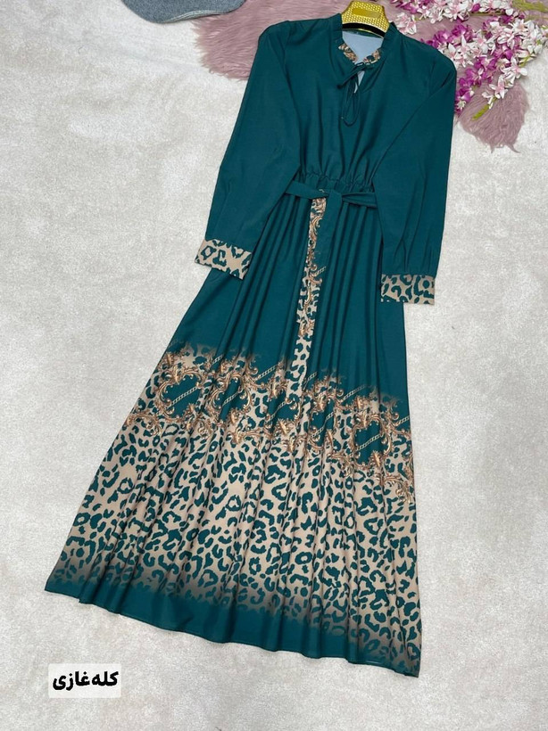 مانتو ساحلی بلند زنانه مدل نیلوفر جنس فلور نخ درجه یک سایزبندی فری 38تا 46