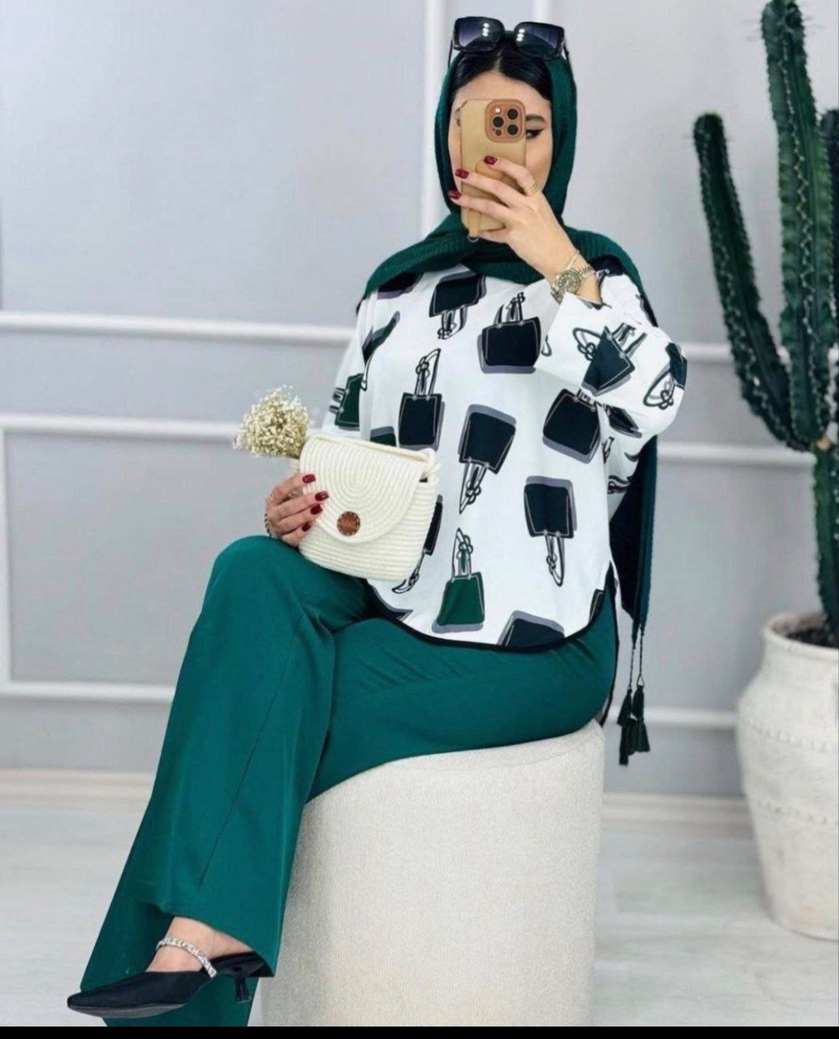 شومیز زنانه مدل کیف جنس بوگاتی سایزبندی فری 38تا 48
