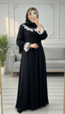 عبا زنانه یقه گیپور
