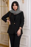 مانتو مشکی زنانه