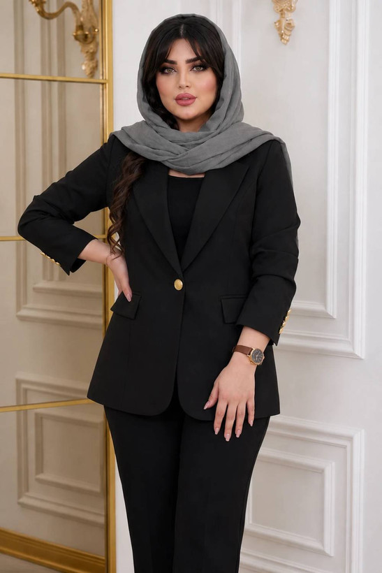 مانتو مشکی زنانه