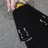 خرید عبا آستین گلدوزی مشکی