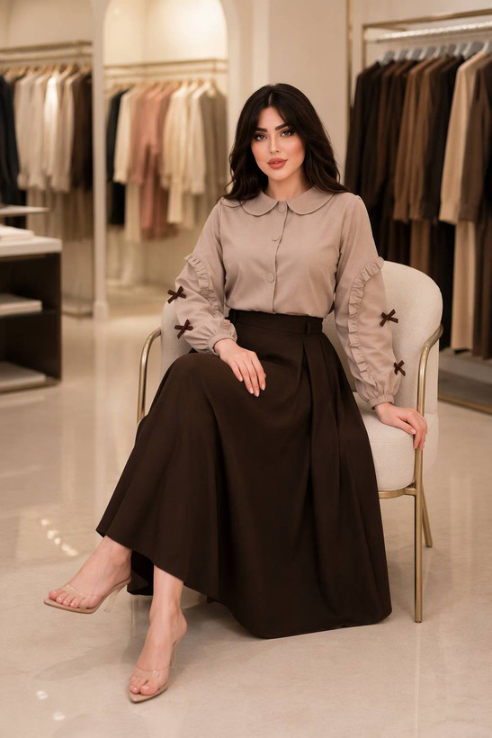 خرید ست شومیز دامن پاپیونی